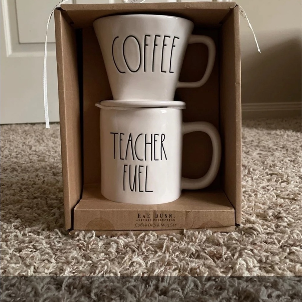 Rae Dunn Coffee Drip & Mug Set